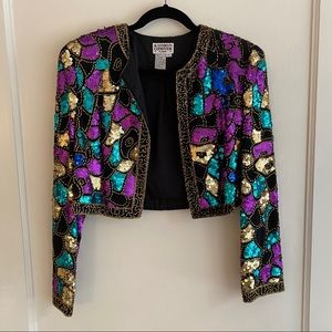 Vintage Kathryn Conover by night Sequin Blazer